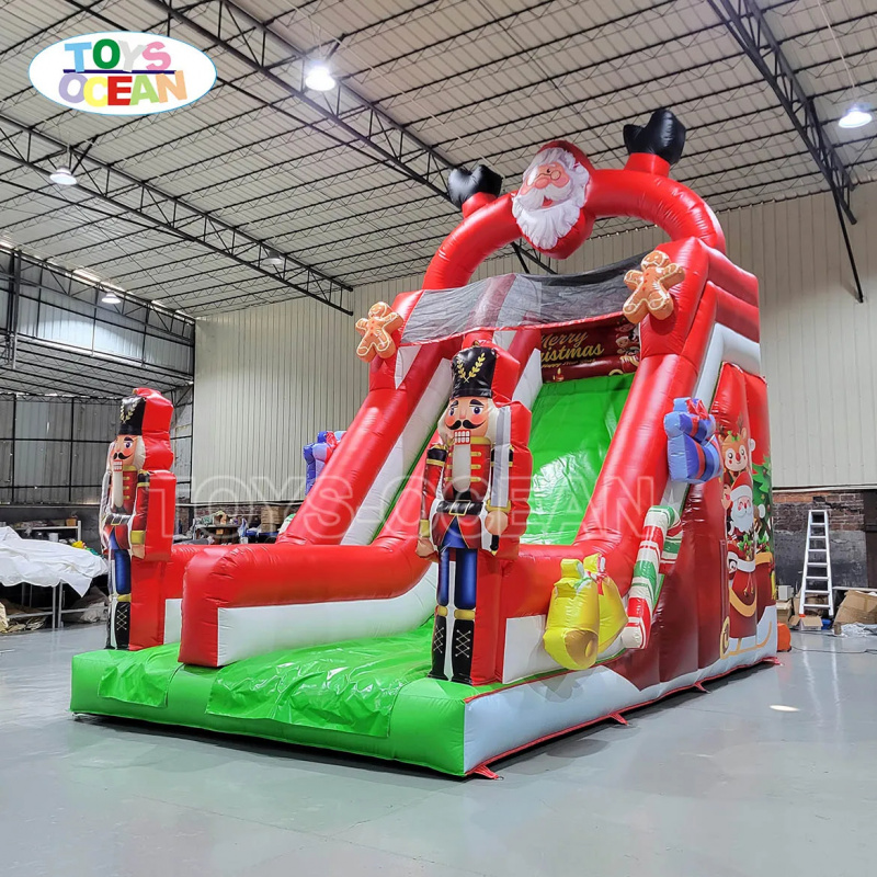 Kids Outdoor Slide - Maßgefertigte Aufblasbare Weihnachtsrutsche für Draußen, Geeignet