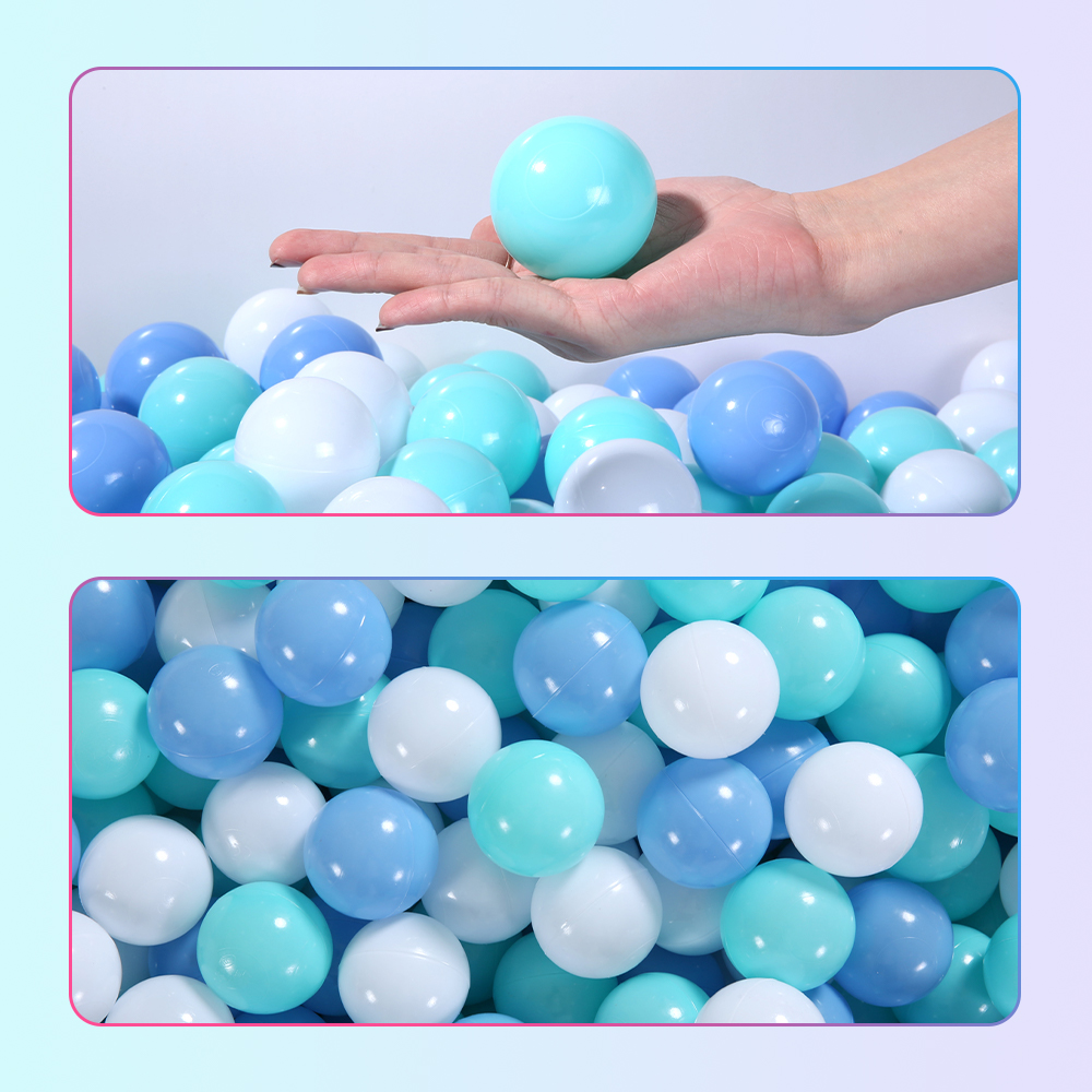 Kids Outdoor Play Table - 100Pcs Farben Kunststoff Bälle Wasser Pool