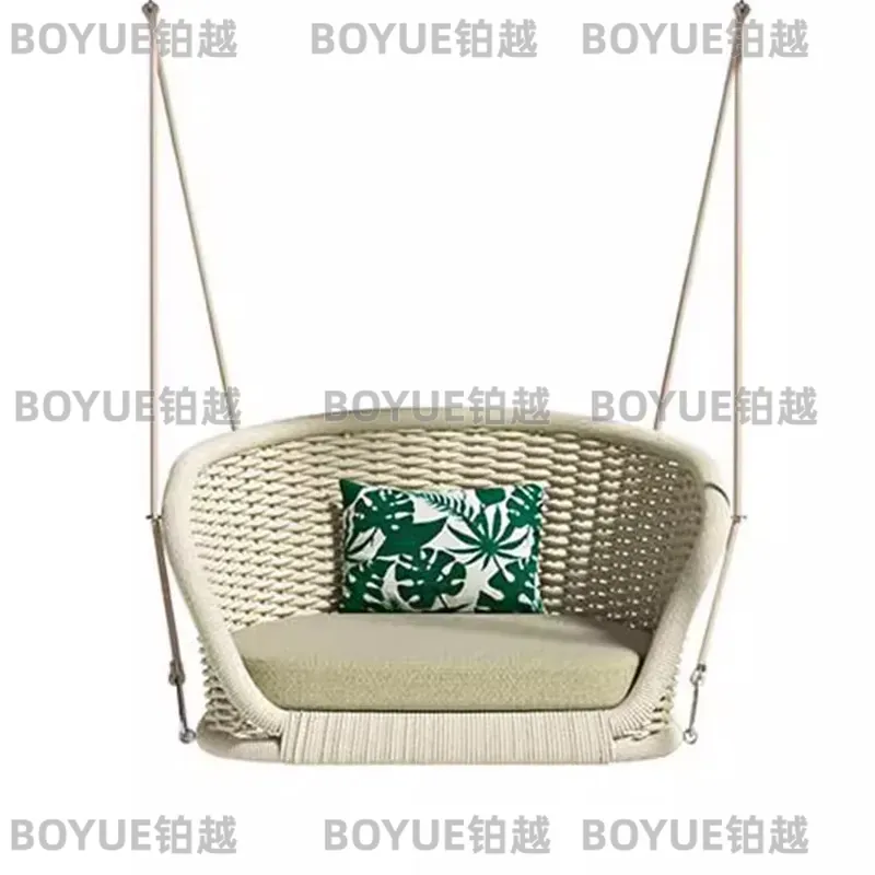 Kids Outdoor Hanging Chair - Rattan-Hängesessel für Außenbereich, Terrasse, Balkon, Innenbereich,