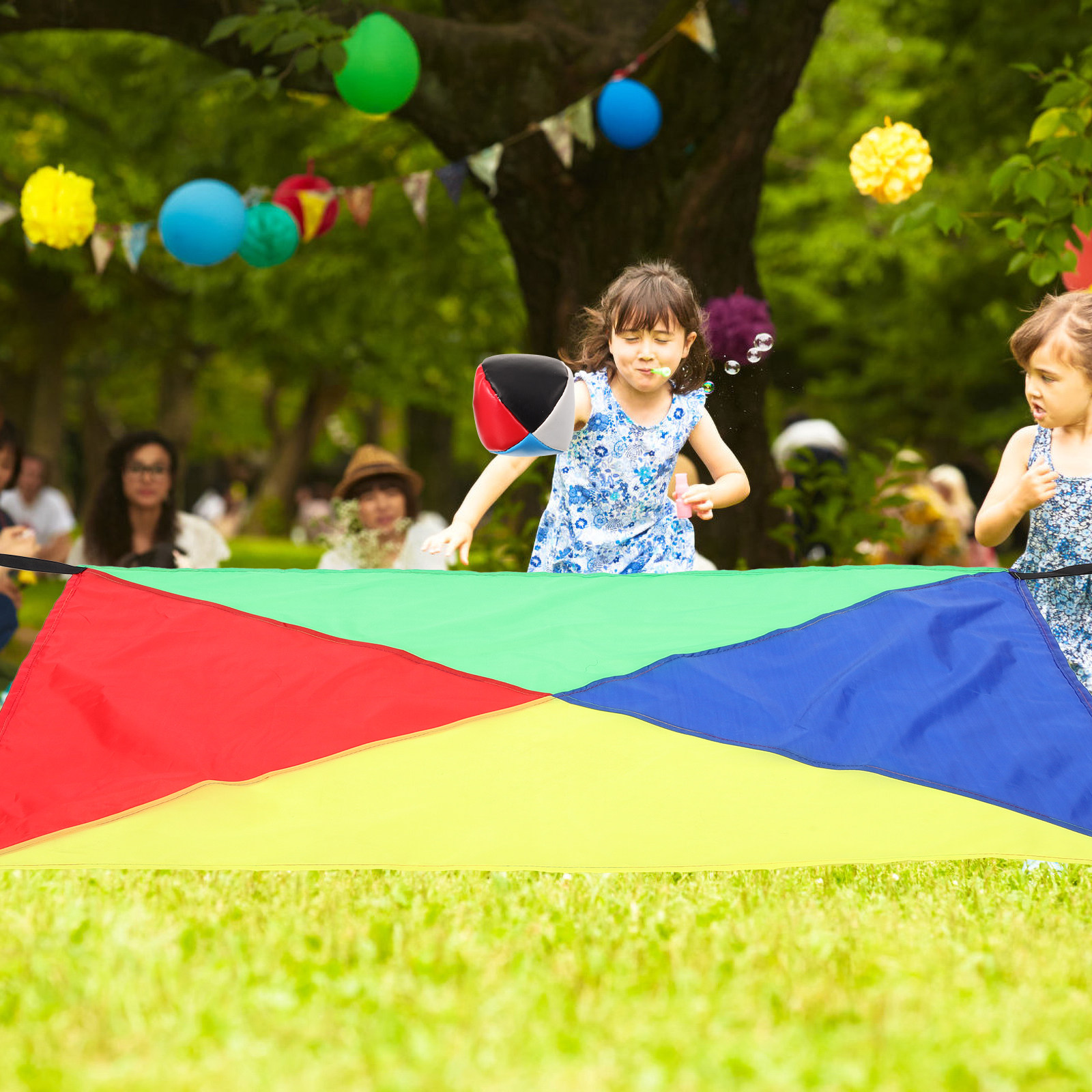 Kids Outdoor Equipment - 1 Set Regenbogen-Regenschirm Sensorisches Fitnessgerät für