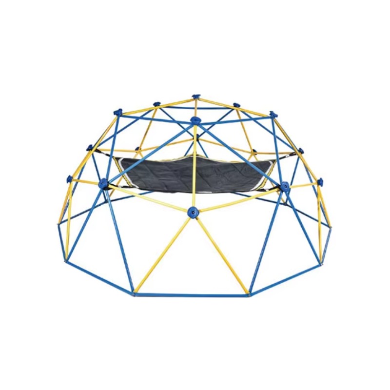 Kids Outdoor Climbing Dome - Kinder-Outdoor-Kletternetz-Kuppel mit Schaukel-Hängematte, Outdoor-Spielplatz für Kinder,