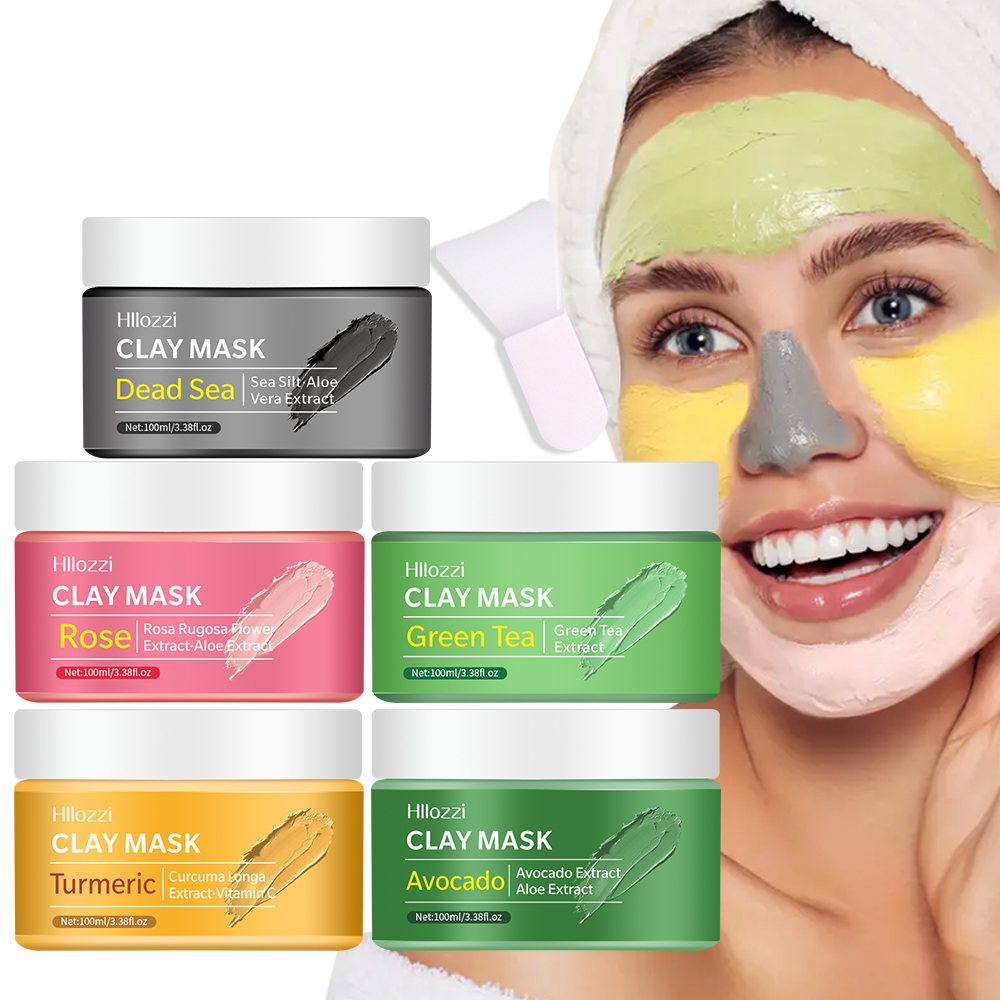 Muddy Puddle Suit - Kurkuma-Schlamm-Maske - Grüntee-Schlamm-Maske - Totes-Meer-Mineral-Schlamm-Maske, Rosen-Schlamm-Maske