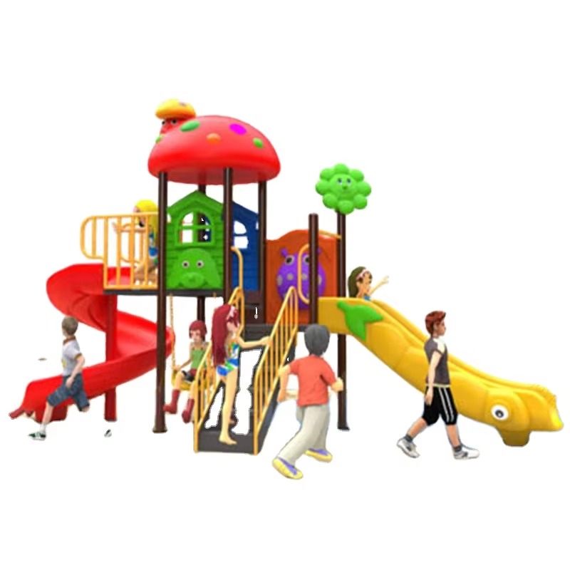 Kids Outdoor Equipment - Neues Design Kinder-Vergnügungspark-Anlagen Stahl-Außenrutsche Parkausrüstung Langlebiger