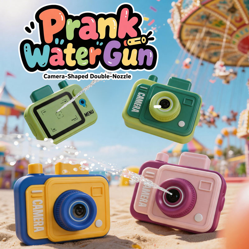 Kids Outdoor Clubhouse - Doppelseitige Wasserpistole mit Kamera, Lustiges Wasserspielzeug