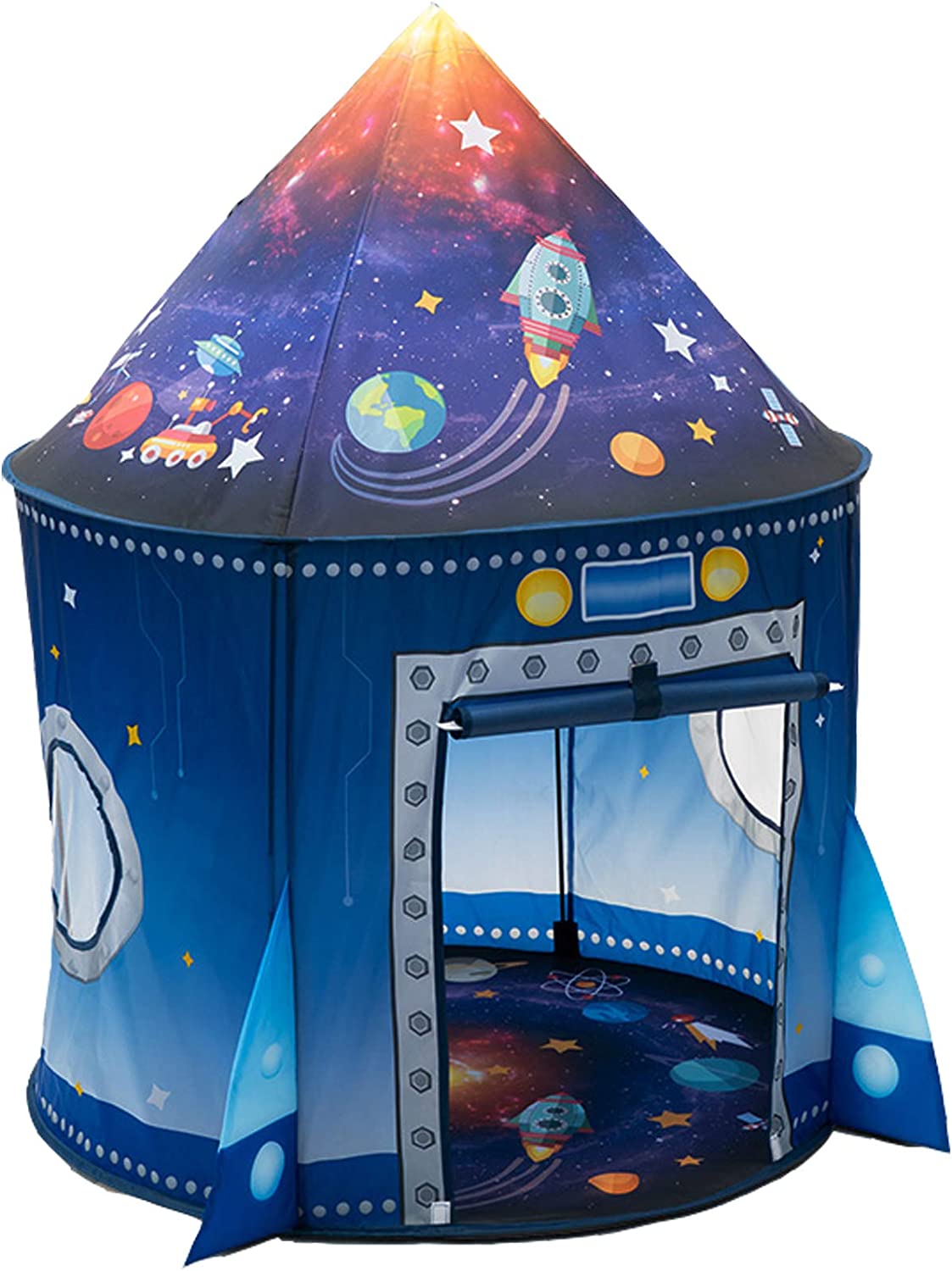 Kids Outdoor Play Table - Raketenschiff Kinderzelt Pop-Up-Spielspielzeugzelt für Kinder Großer