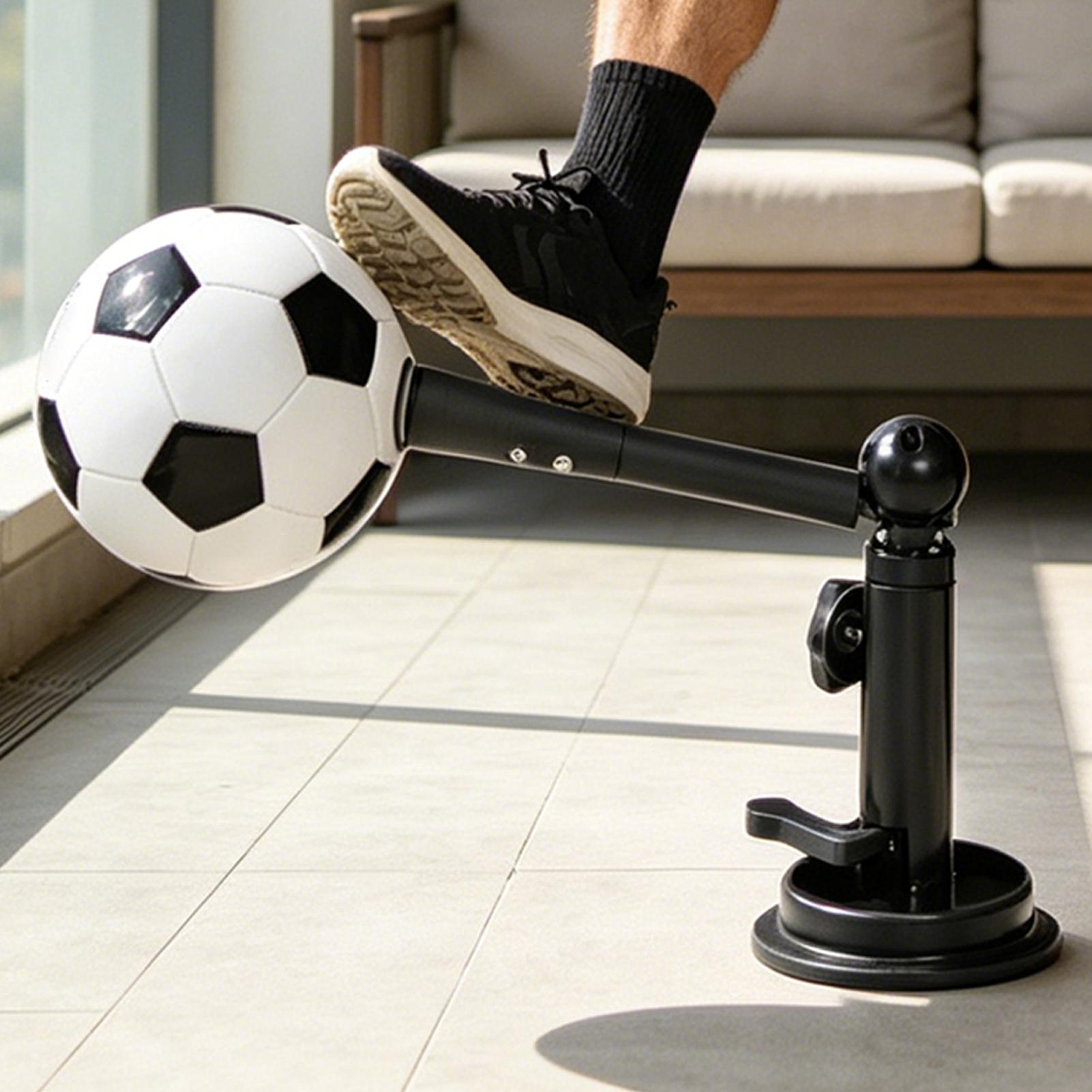 Kids Outdoor Equipment - Fußball-Trainingshilfe, freihändiges Fußball-Übungsgerät, tragbares Fußball-Trainingsgerät für