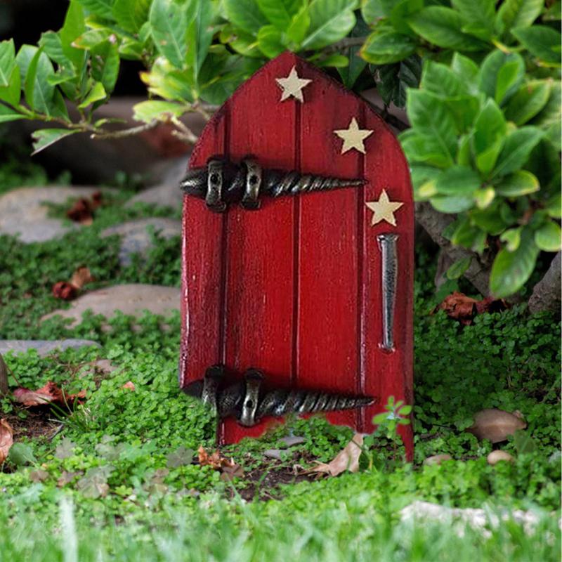 Kids Outdoor Fairy Garden - Fee Tür Garten Dekoration Outdoor Zubehör