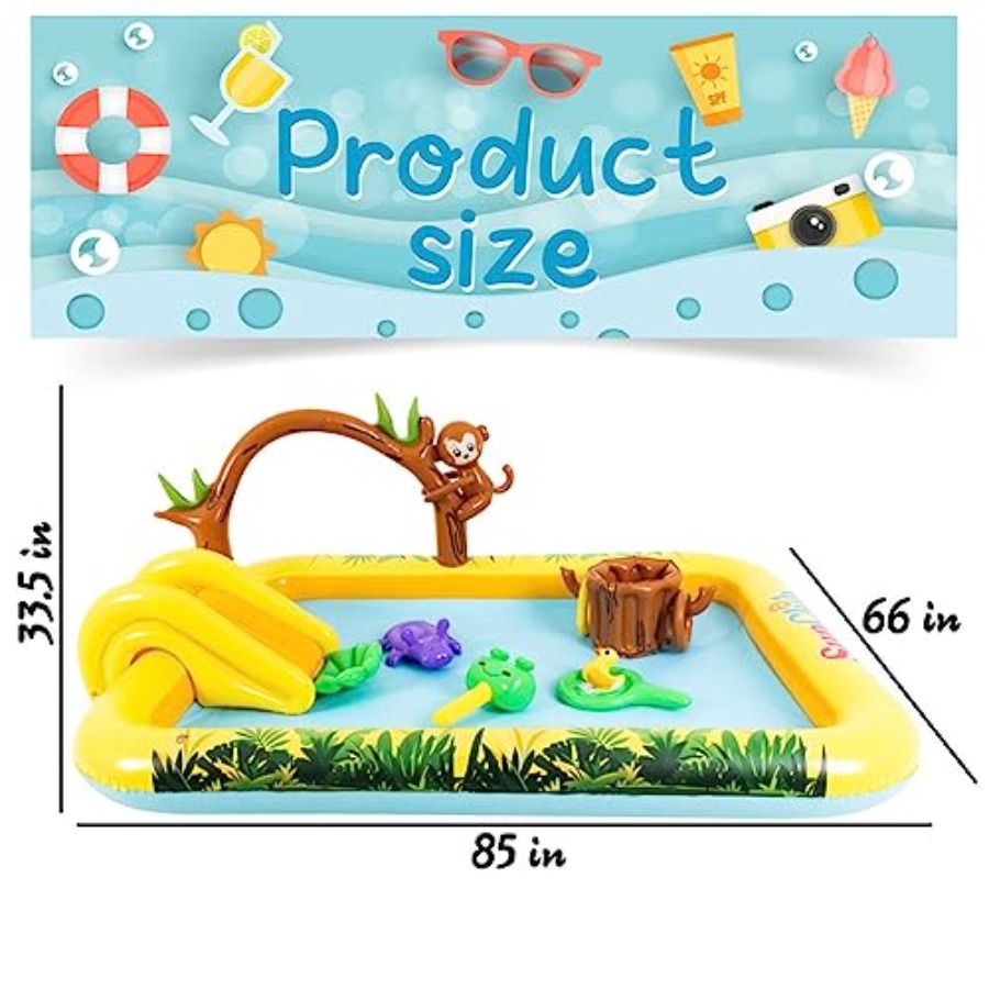 Aufblasbares Dschungeltier-Spi – Kids Outdoor Garden Bewertung und Preis