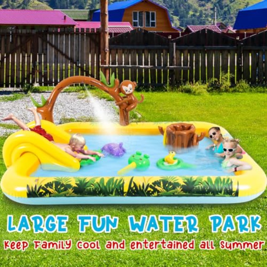 Aufblasbares Dschungeltier-Spi – Kids Outdoor Garden Bewertung und Preis