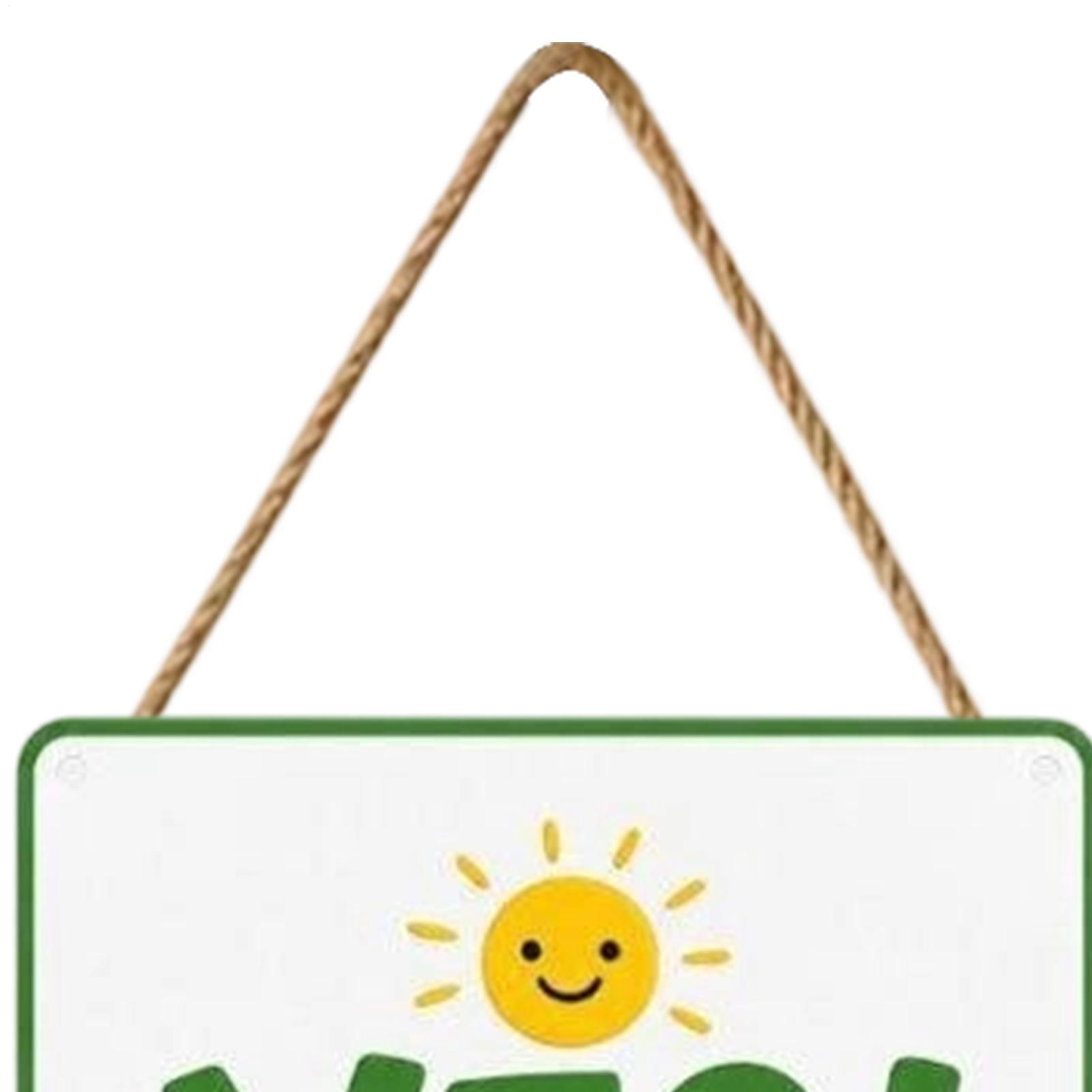 Metall-Türschild, doppelseitig – Kids Outdoor Garden Bewertung und Preis