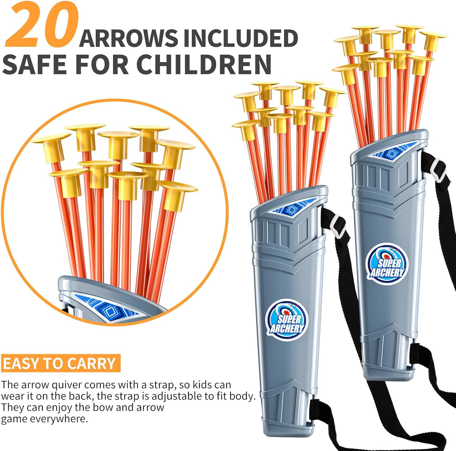 Pfeil- und Bogen-Set für Kinde – Kids Outdoor Archery Set Bewertung und Preis