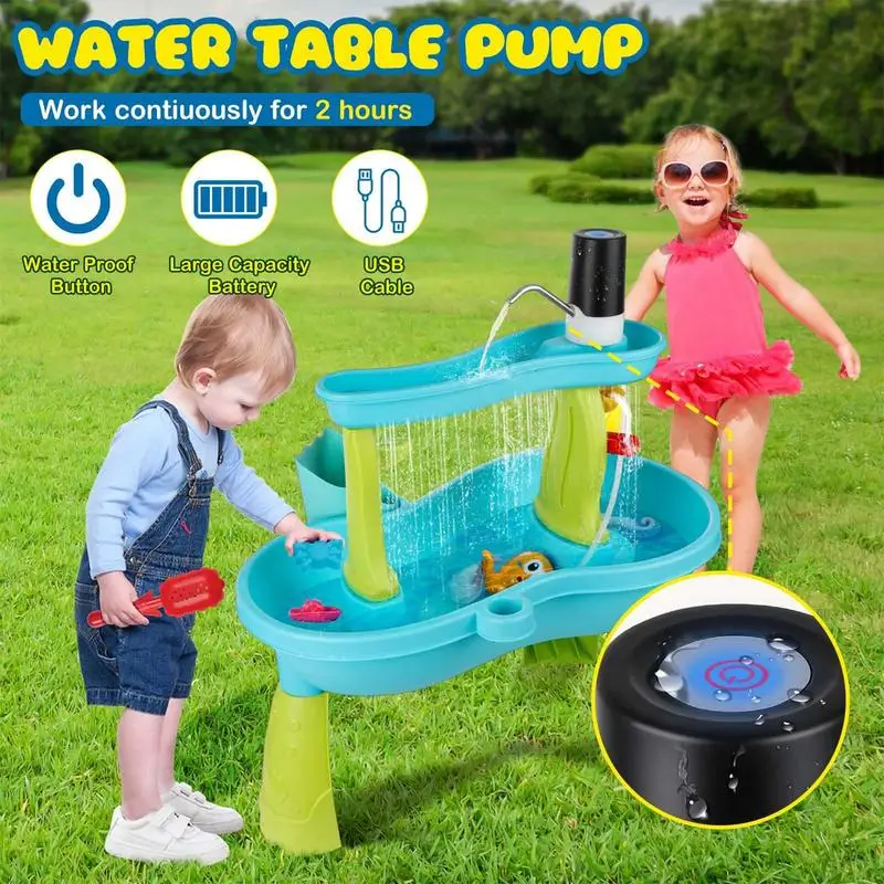 Kinder-Wasserpumpe, Spaßiger O – Kids Outdoor Play Table Bewertung und Preis