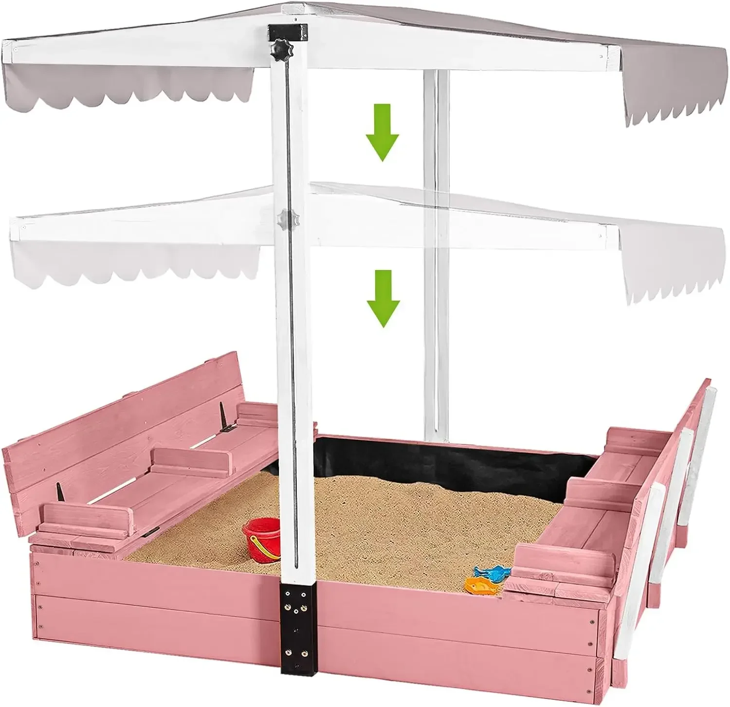 Kinder-Holz-Sandkasten für den – Kids Outdoor Sandbox Bewertung und Preis