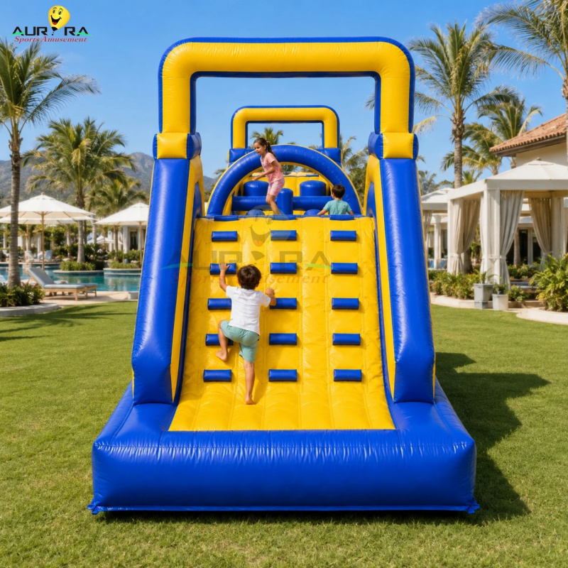 Neuer Stil Aufblasbarer Hüpfpa – Kids Outdoor Slide Bewertung und Preis