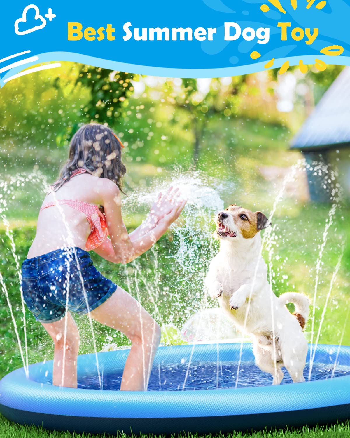 Hunde-Spritzmatte, dickes Spri – Kids Outdoor Clubhouse Bewertung und Preis
