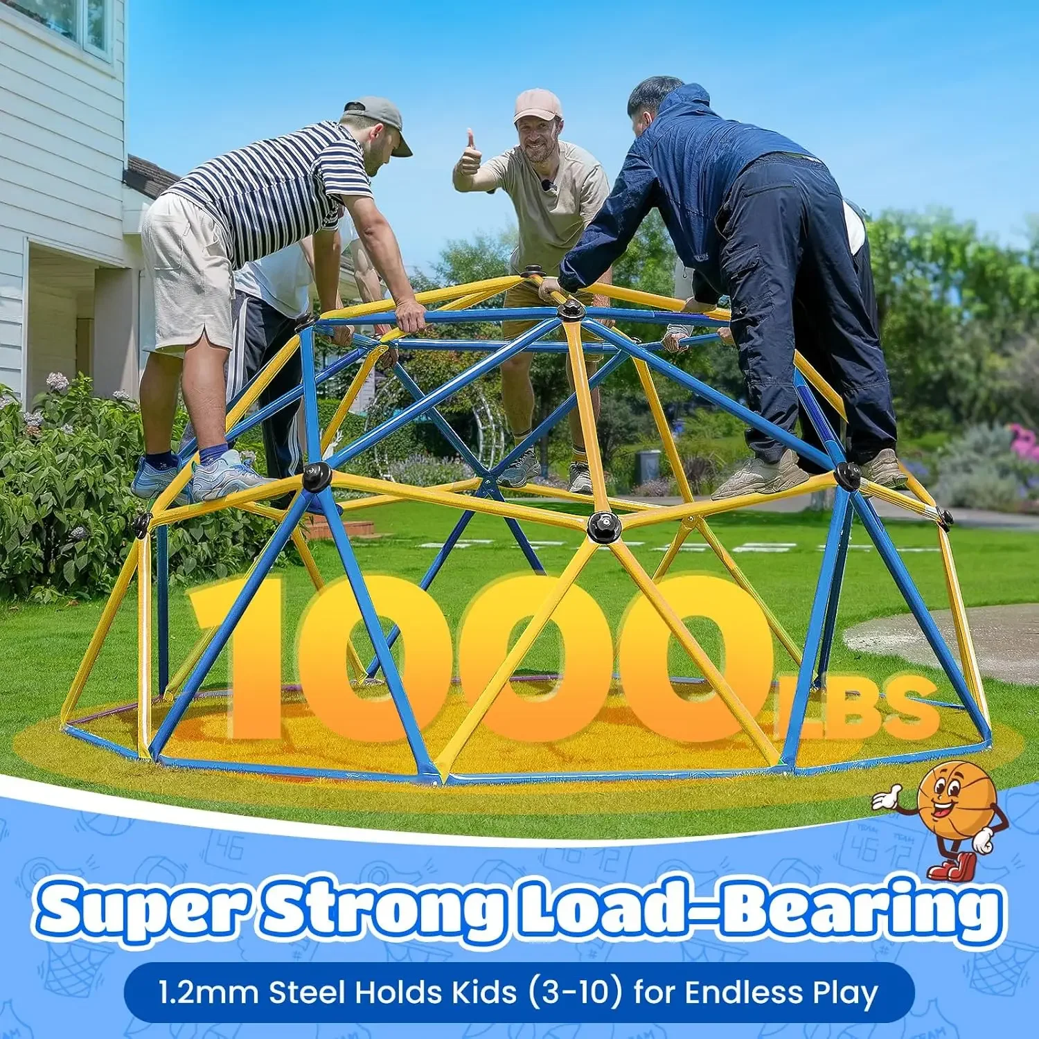 Zupapa 10FT Kletterkuppel, Out – Kids Outdoor Climbing Dome Bewertung und Preis
