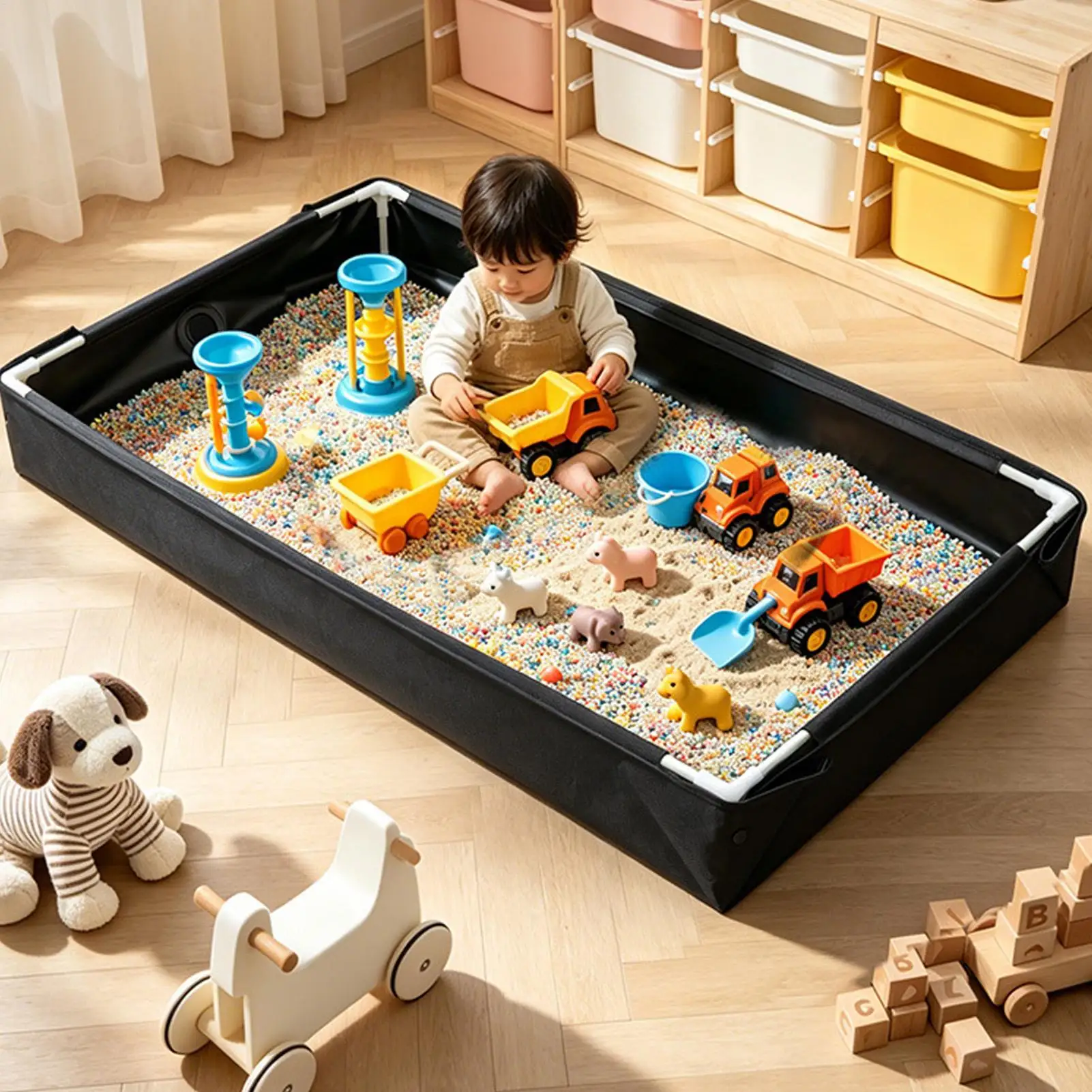Faltbarer Sandkasten für Outdo – Kids Outdoor Sandbox Bewertung und Preis