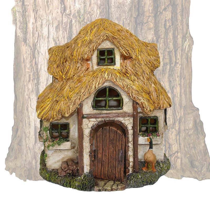 Fee Gartenhaus Holzbaum Gesich – Kids Outdoor Fairy Garden Bewertung und Preis