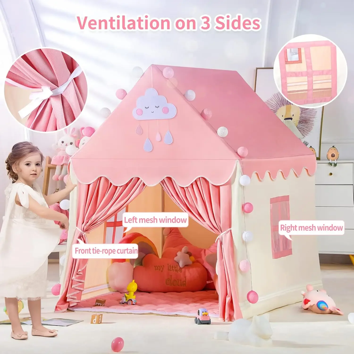 Kinder Spielen Zelt Prinzessin – Kids Outdoor Clubhouse Bewertung und Preis