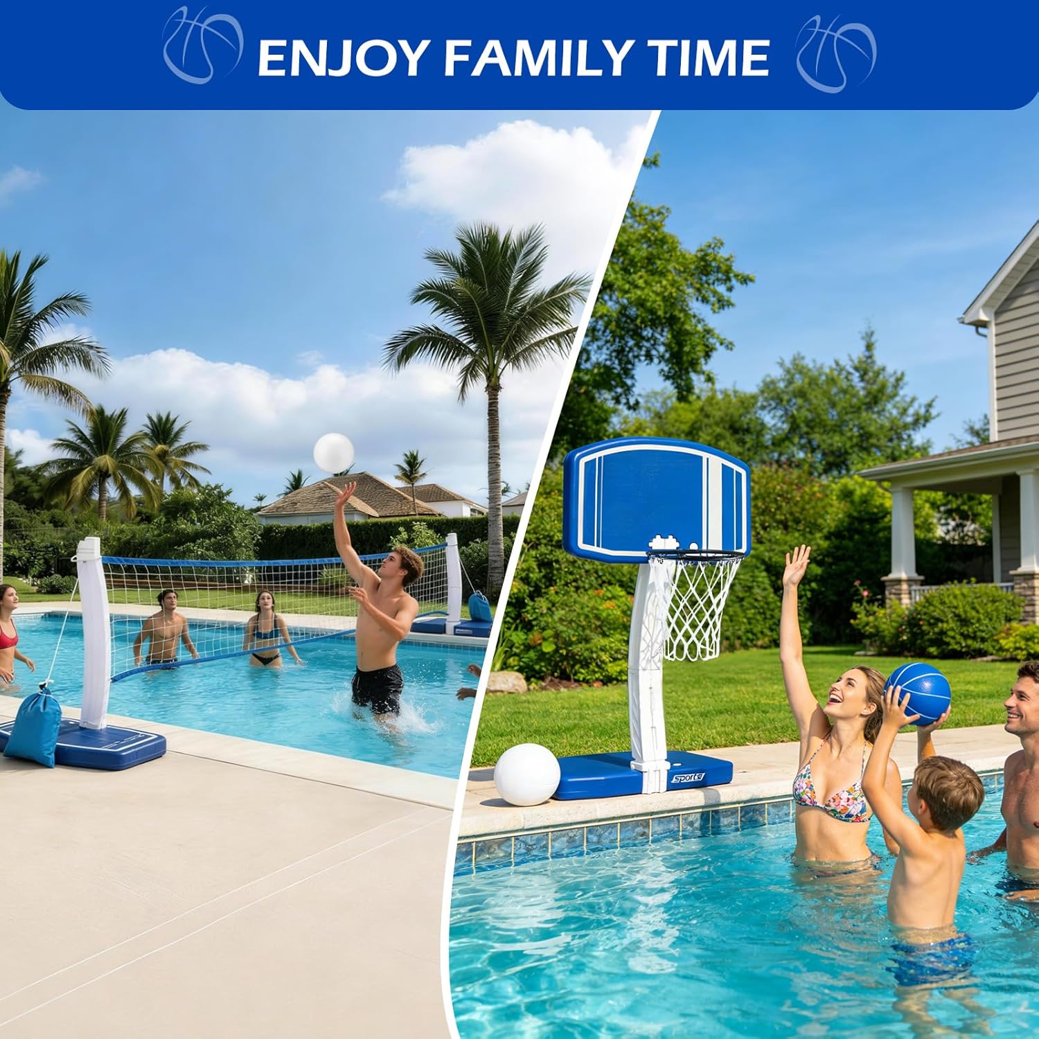 Oberirdischer Pool-Basketballk – Outdoor Kid Bewertung und Preis