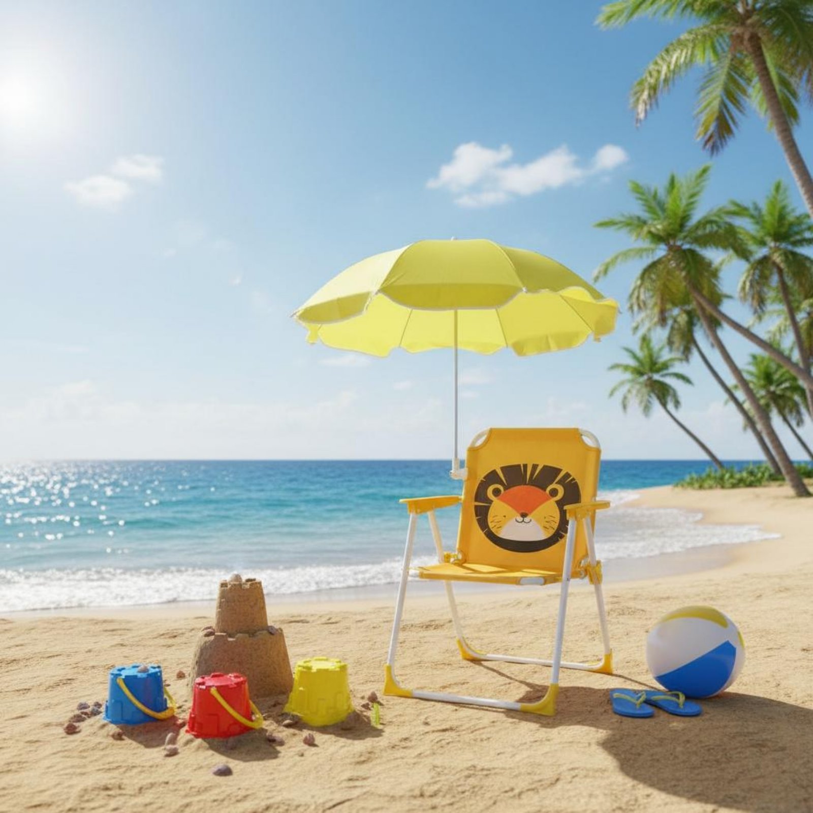 Kinder-Strandstuhl mit Sonnens – Kids Outdoor Umbrella Bewertung und Preis