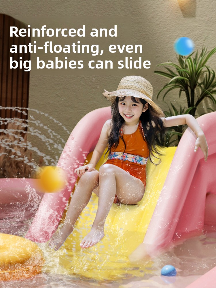 Aufblasbarer Pool mit Sonnensc – Kids Outdoor Slide Bewertung und Preis