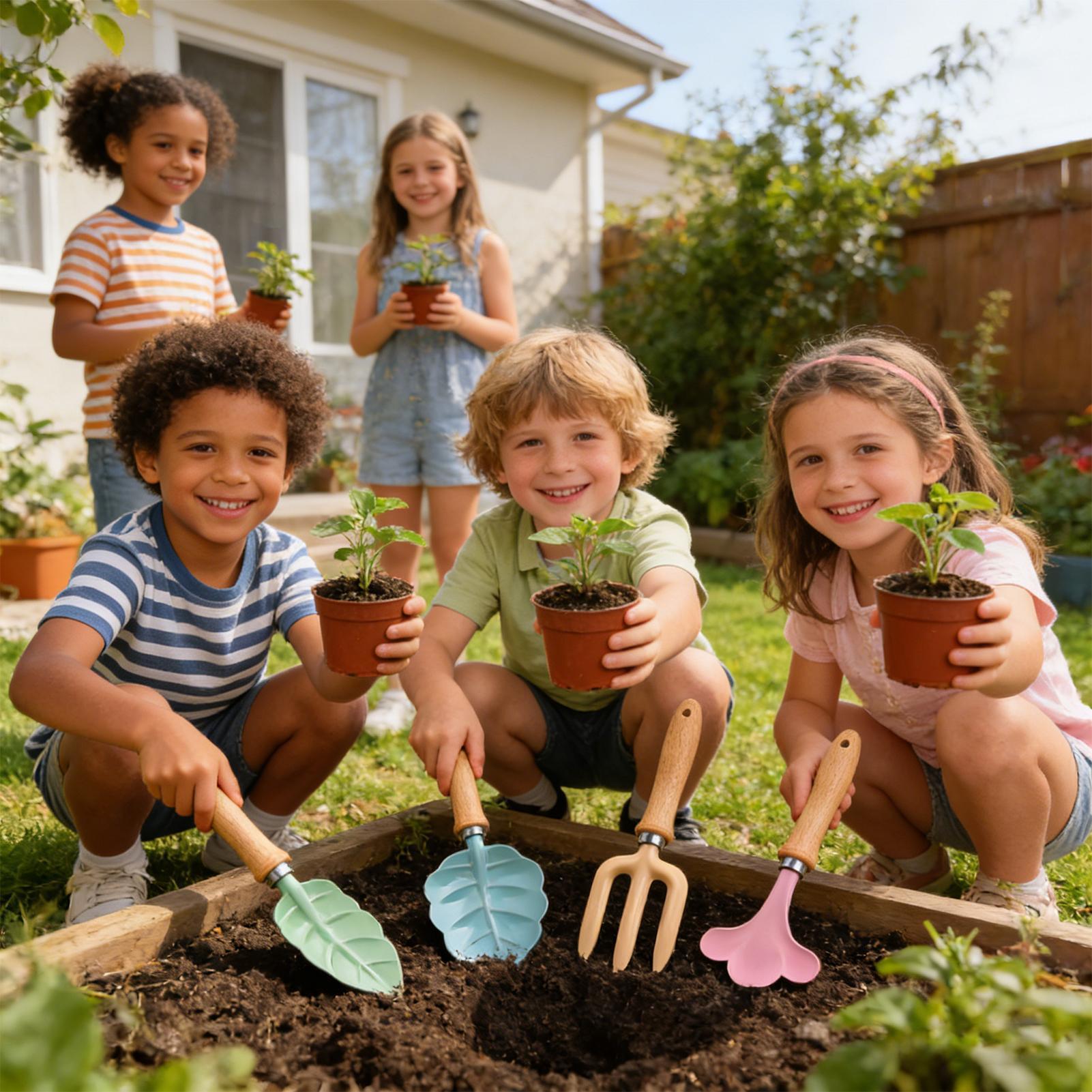 Gartenset für Kinder, 4-teilig – Kids Outdoor Yard Toys Bewertung und Preis