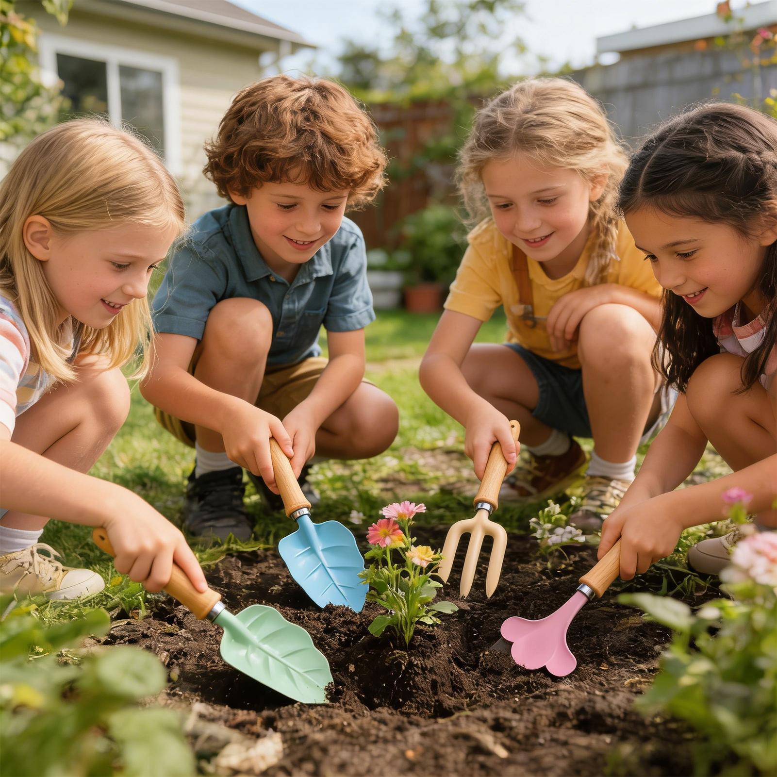 Gartenset für Kinder, 4-teilig – Kids Outdoor Yard Toys Bewertung und Preis