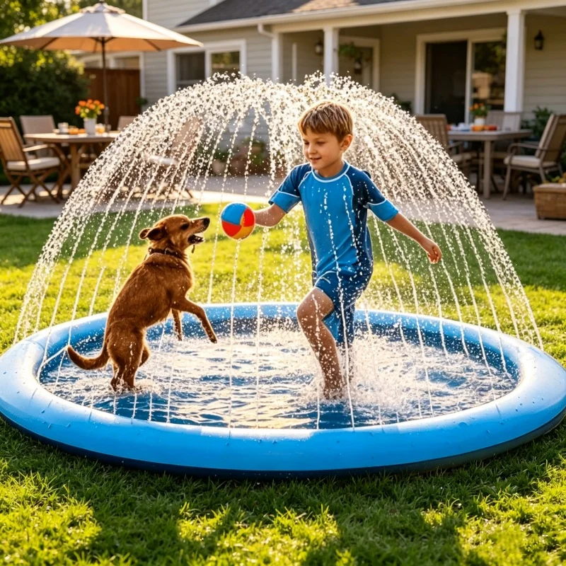170×180cm große Wasserspritzma – Kids Outdoor Clubhouse Bewertung und Preis