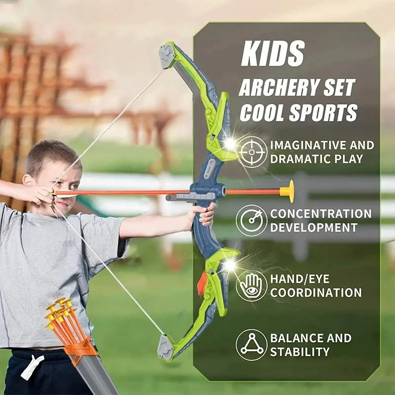 Kinder-Bogenschießset mit Leuc – Kids Outdoor Archery Set Bewertung und Preis