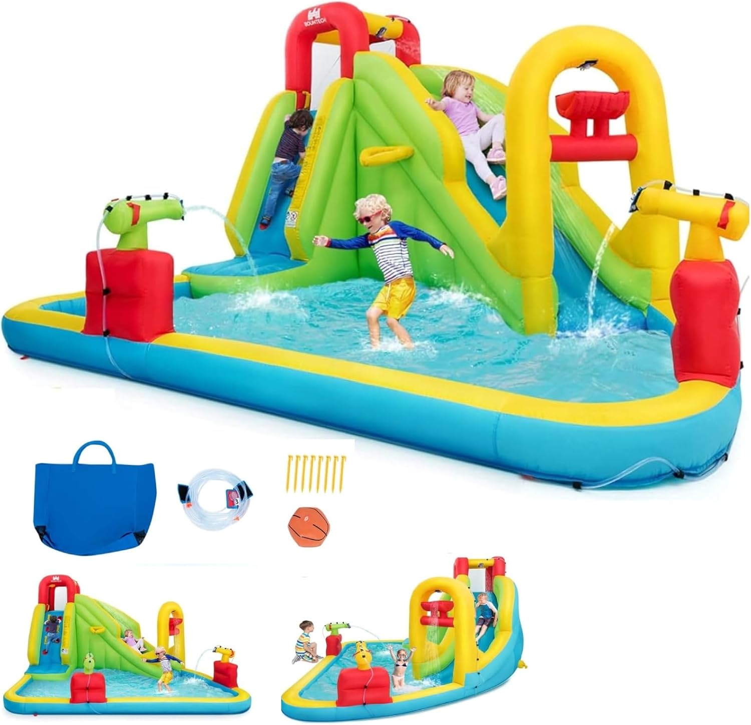 Mega Aufblasbarer Wasserpark H – Kids Outdoor Slide Bewertung und Preis