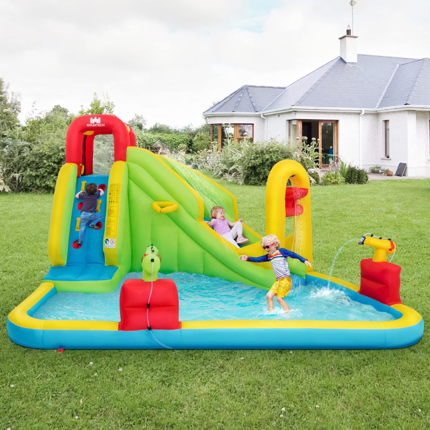 Mega Aufblasbarer Wasserpark H – Kids Outdoor Slide Bewertung und Preis