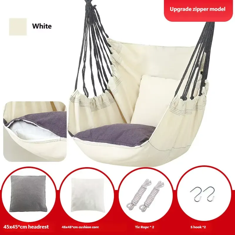 Canvas-Hängesessel mit Kissen  – Kids Outdoor Garden Bewertung und Preis