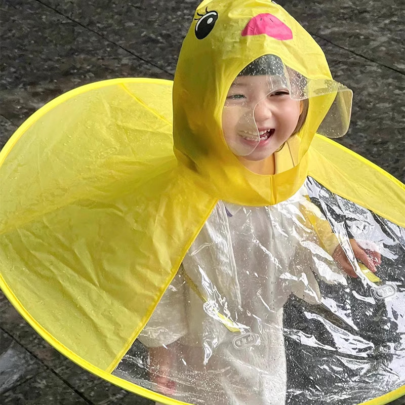 Kinder-UFO-Regenmantel mit Ent – Kids Outdoor Umbrella Bewertung und Preis