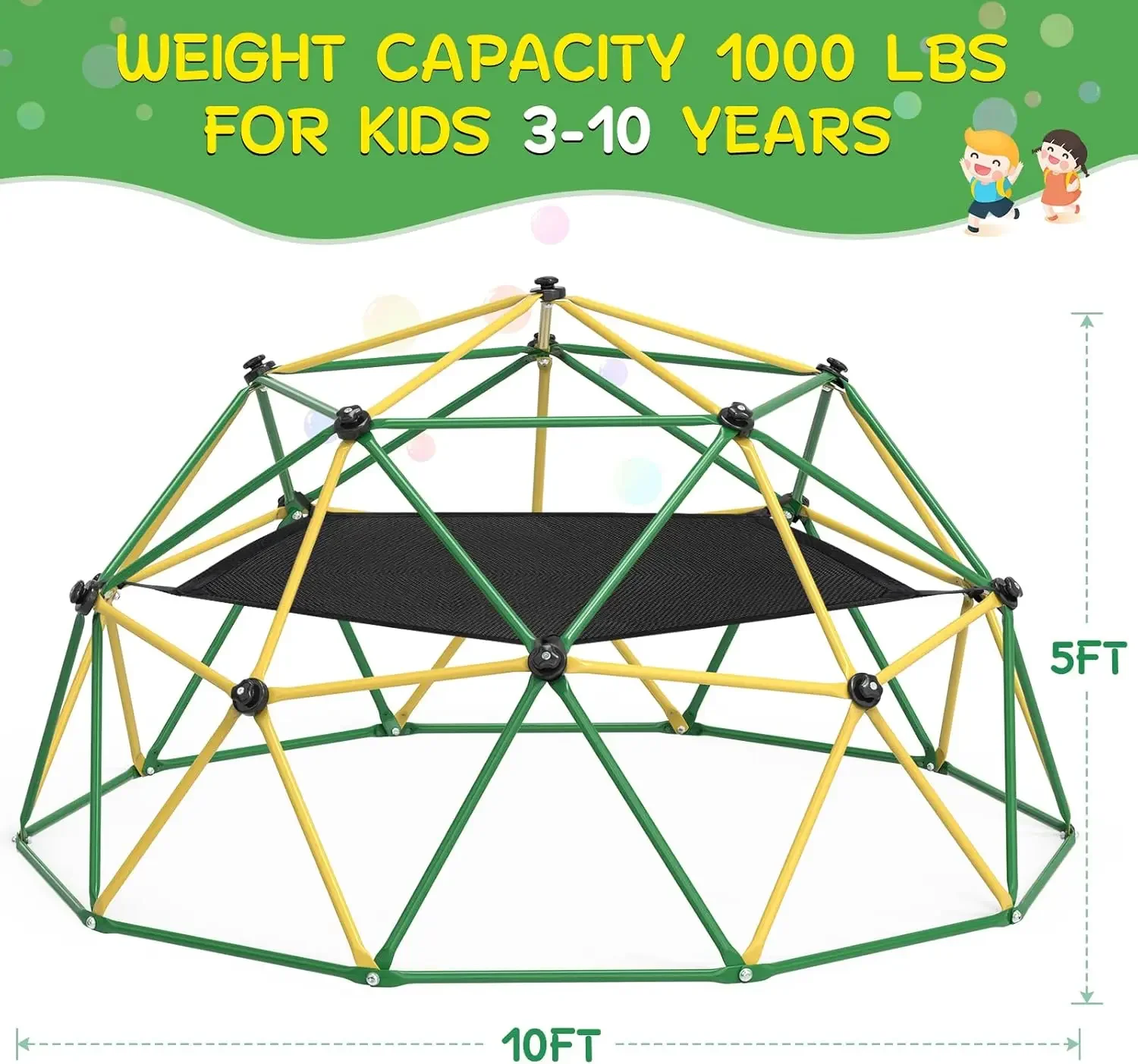 GIKPAL Kletterkuppel, 3-Meter- – Kids Outdoor Climbing Dome Bewertung und Preis
