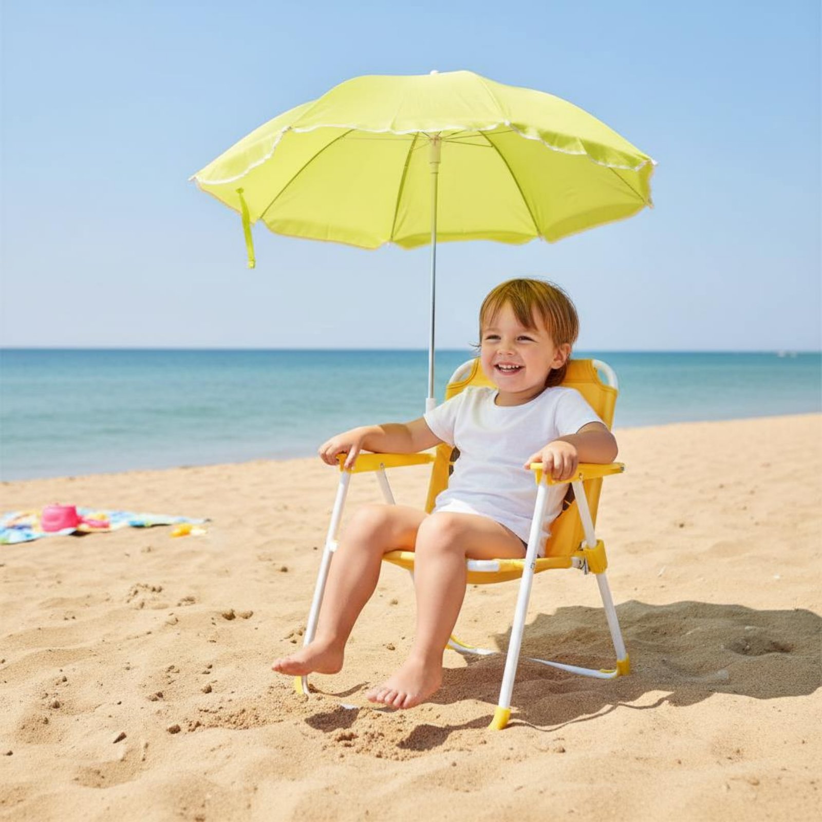 Tragbarer Kinderstuhl mit Sonn – Kids Outdoor Umbrella Bewertung und Preis