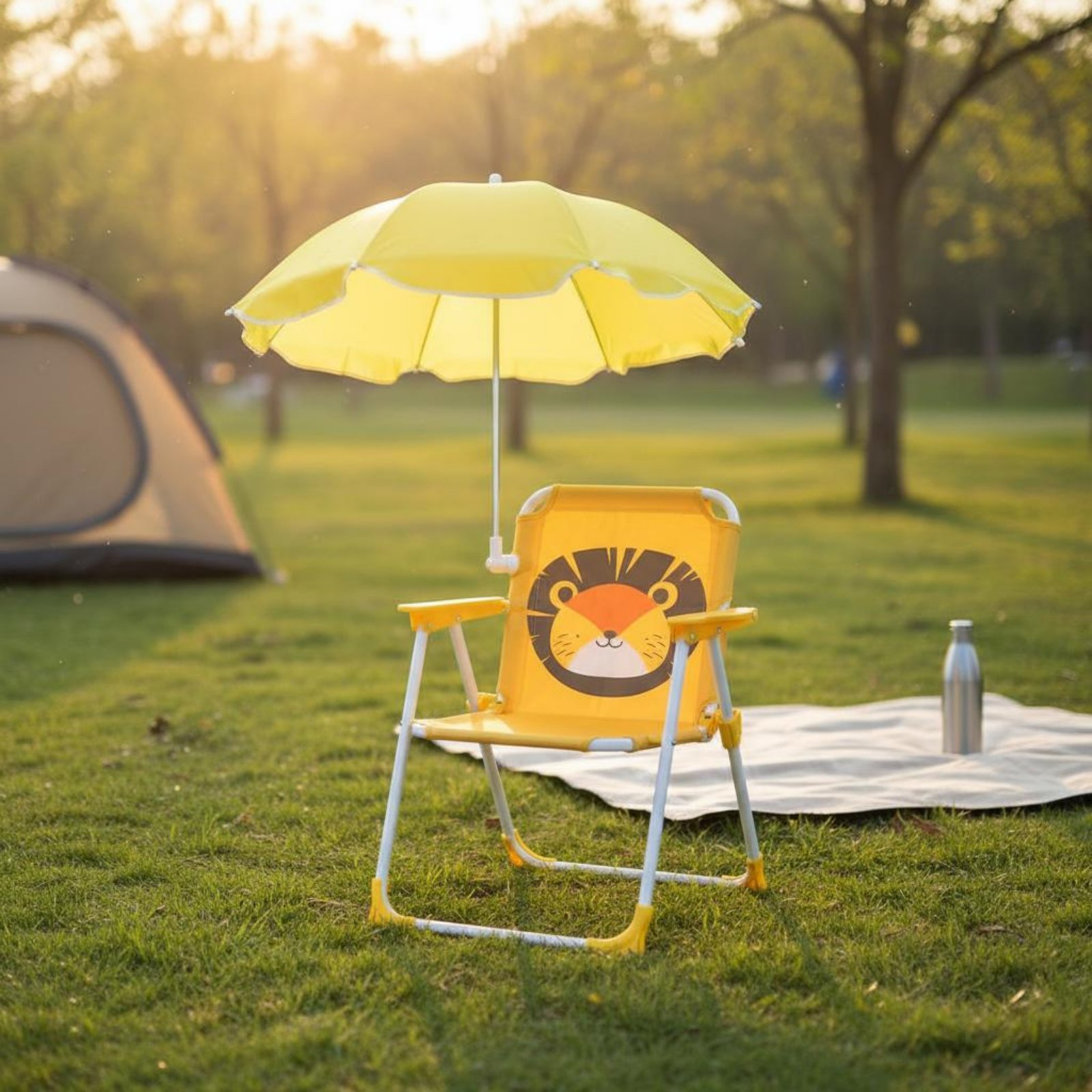 Tragbarer Kinderstuhl mit Sonn – Kids Outdoor Umbrella Bewertung und Preis