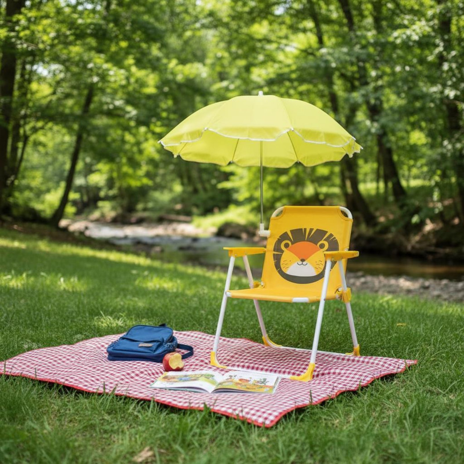 Tragbarer Kinderstuhl mit Sonn – Kids Outdoor Umbrella Bewertung und Preis