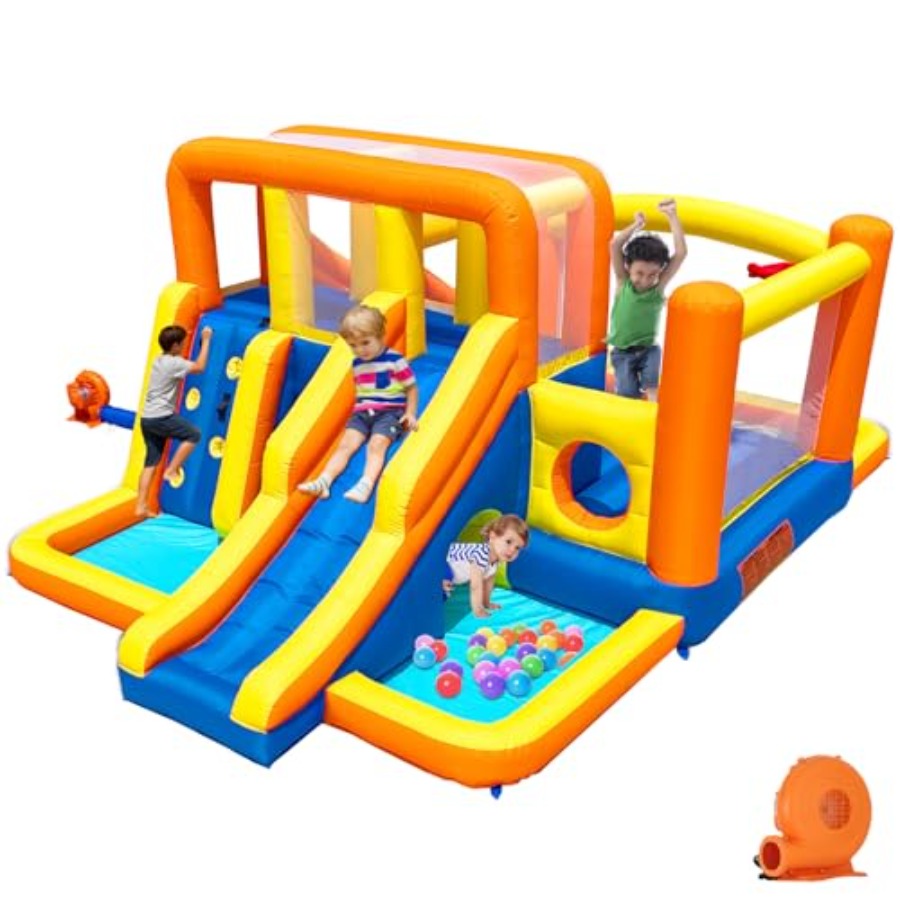 Outdoor-Hüpfburg-Wasserrutsche – Kids Outdoor Zone Bewertung und Preis