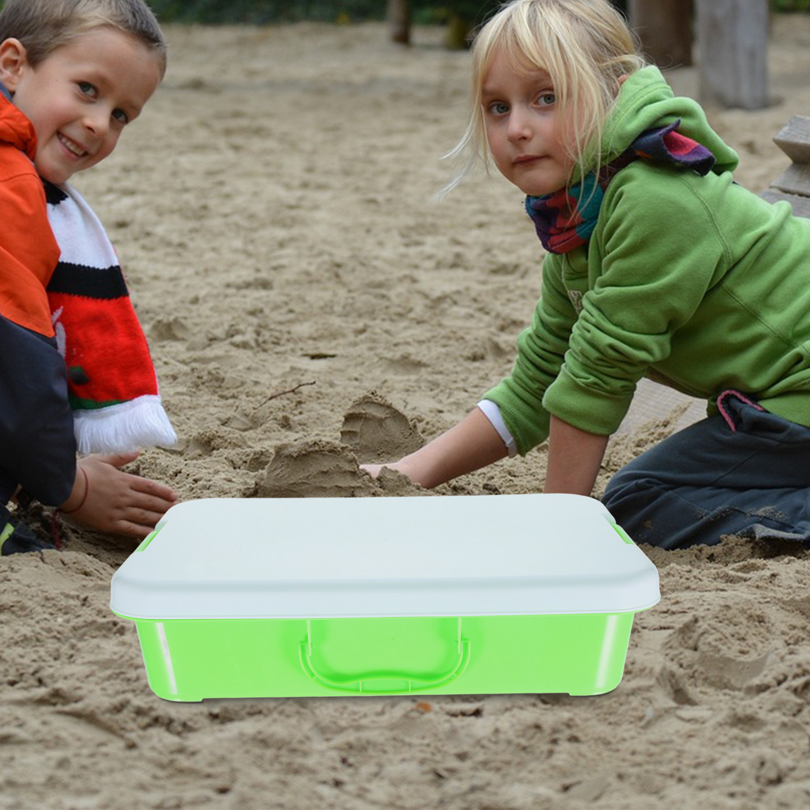 Robuster, verschleißfester tra – Kids Outdoor Sandbox Bewertung und Preis